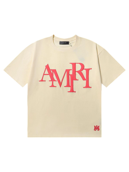 AMIRI T-SHIRT WEIß / SCHWARZ / BEIGE / GRÜN SUPER CLONE  - DICKER PREMIUM STOFF ( DROPSHIPPING PRODUKT )