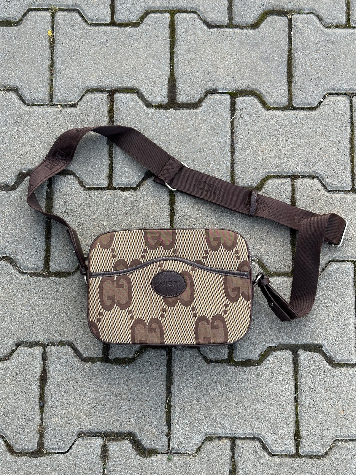 GUCCI MESSENGER BAG MIT GG-LOGO IN BEIGE/BRAUN | 1:1 REPLICA
