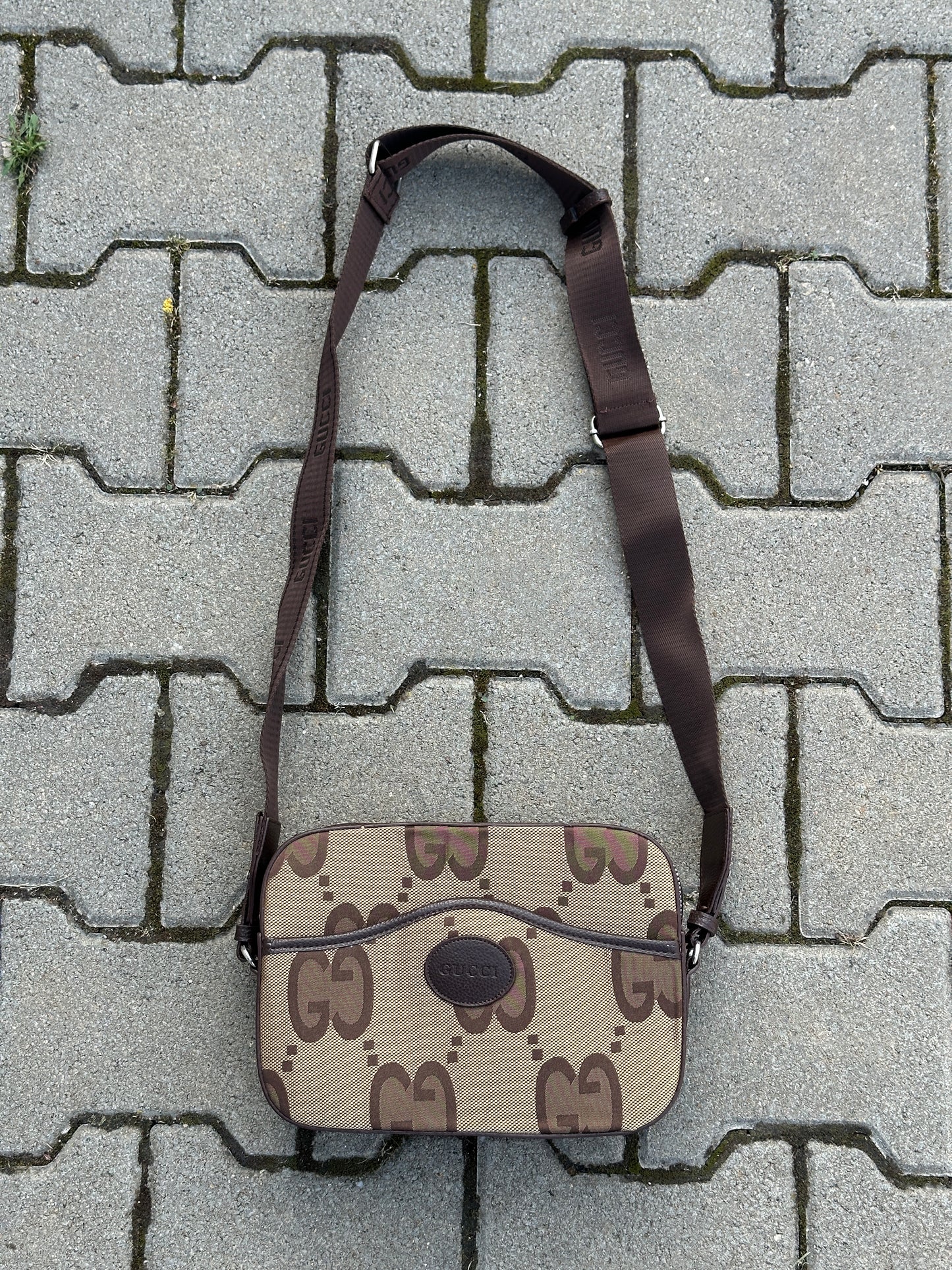 GUCCI MESSENGER BAG MIT GG-LOGO IN BEIGE/BRAUN | 1:1 REPLICA