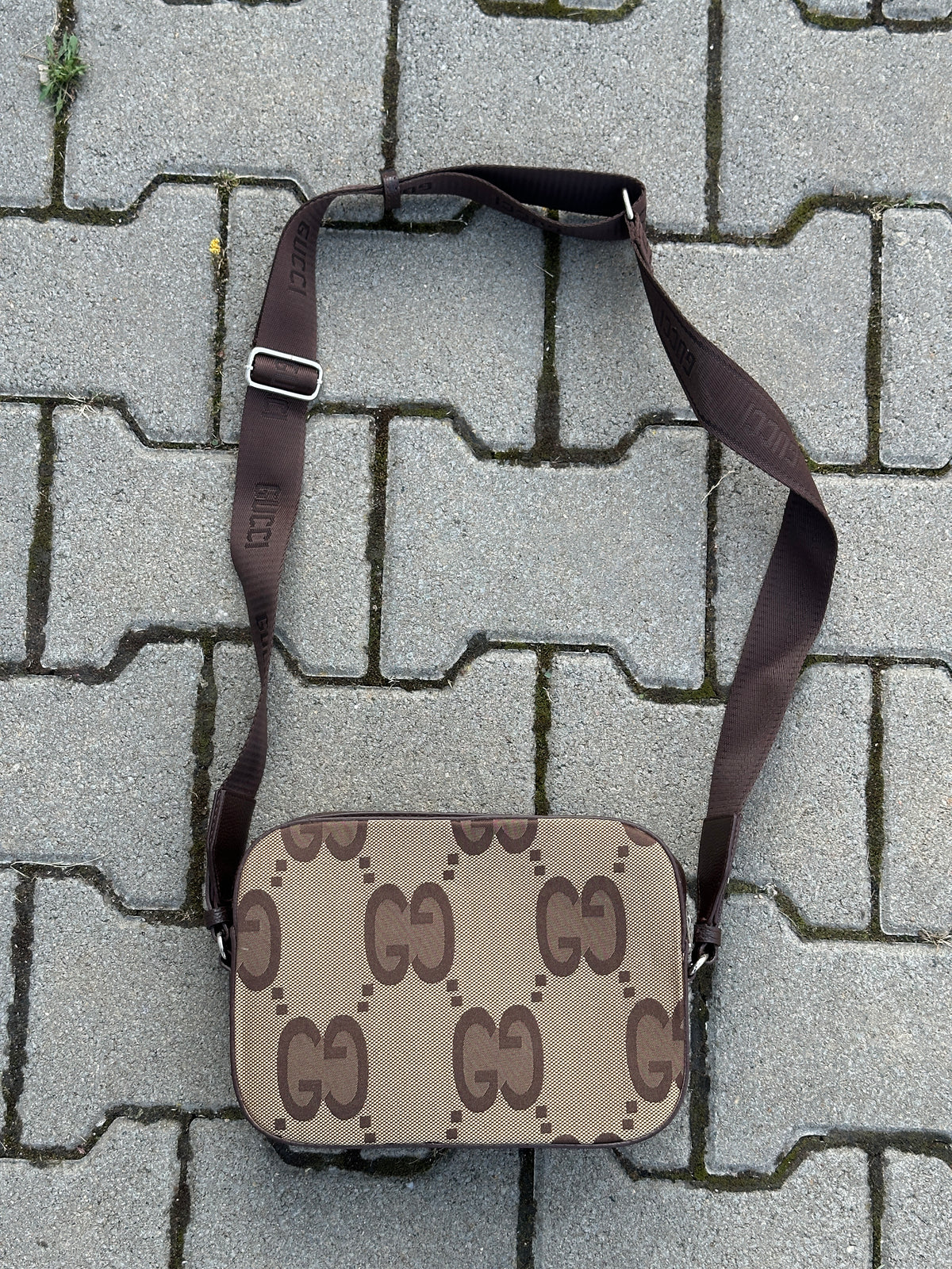 GUCCI MESSENGER BAG MIT GG-LOGO IN BEIGE/BRAUN | 1:1 REPLICA