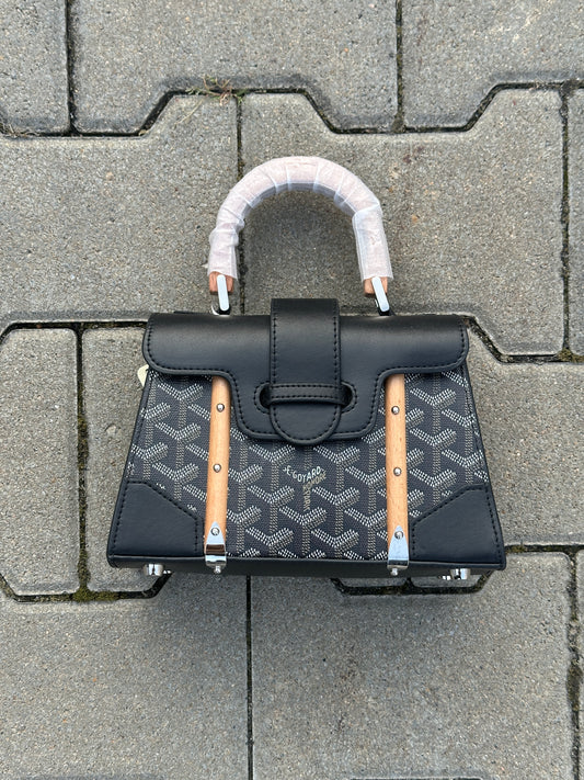 GOYARD MINI HANDTASCHE MIT HOLZGRIFF | 1:1 REPLICA | HIGH END QUALITY