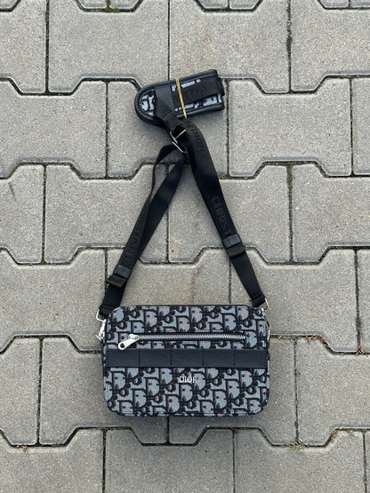 CHRISTIAN DIOR UMHÄNGETASCHE MONOGRAM IN SCHWARZ/WEISS | 1:1 REPLICA