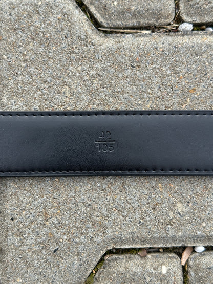 SALVATORE FERRAGAMO LEDERGÜRTEL MIT SILBER SCHNALLE | 1:1 REPLICA | PU LEDER