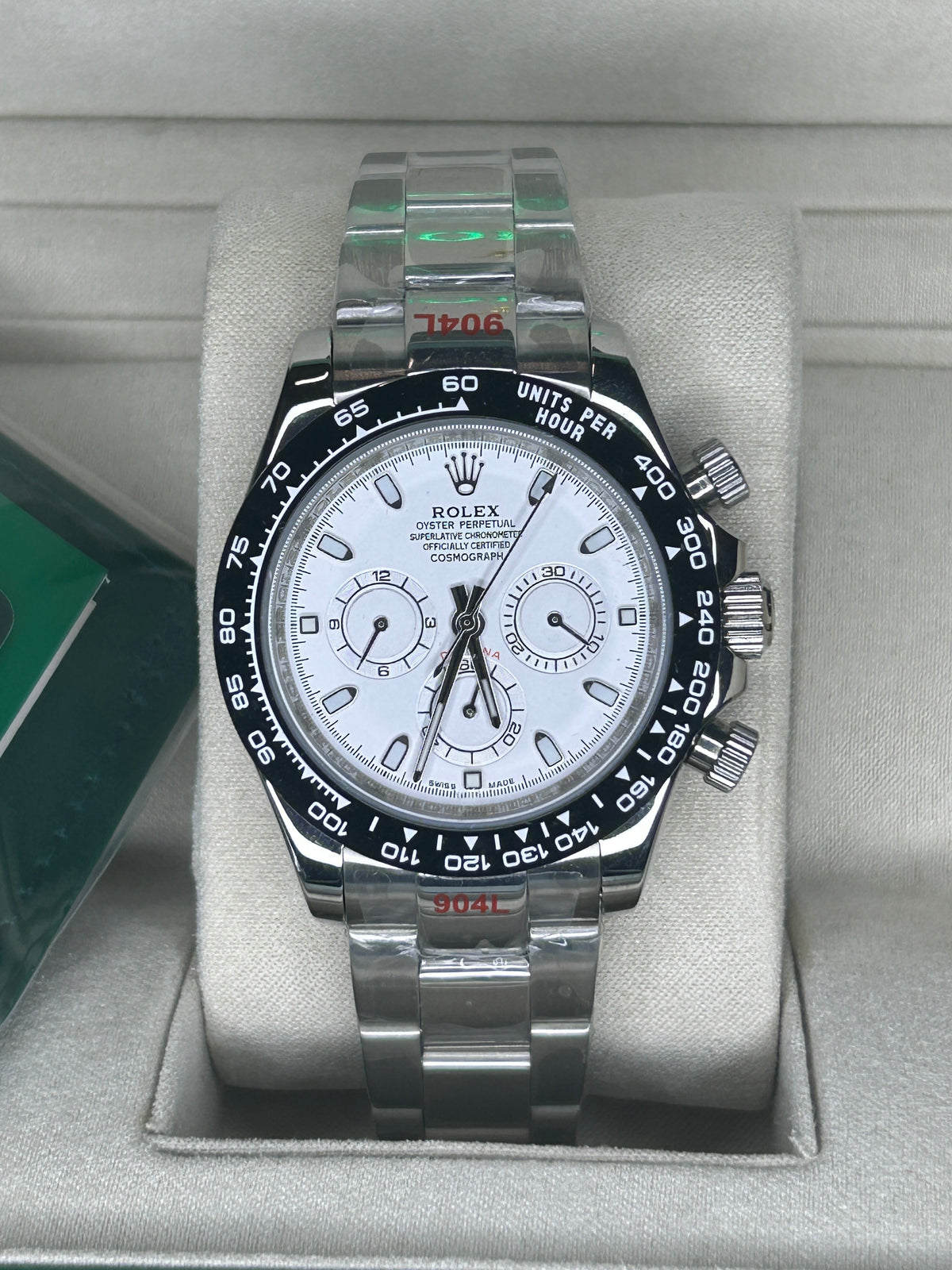 ROLEX DAYTONA PANDA - CHRONOGRAPHE ARGENT - OYSTER