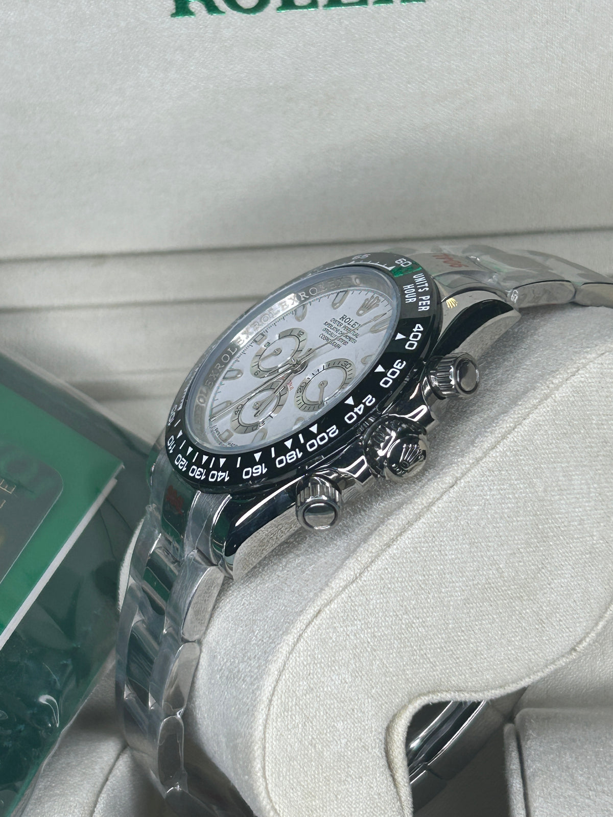 ROLEX DAYTONA PANDA - CHRONOGRAPHE ARGENT - OYSTER