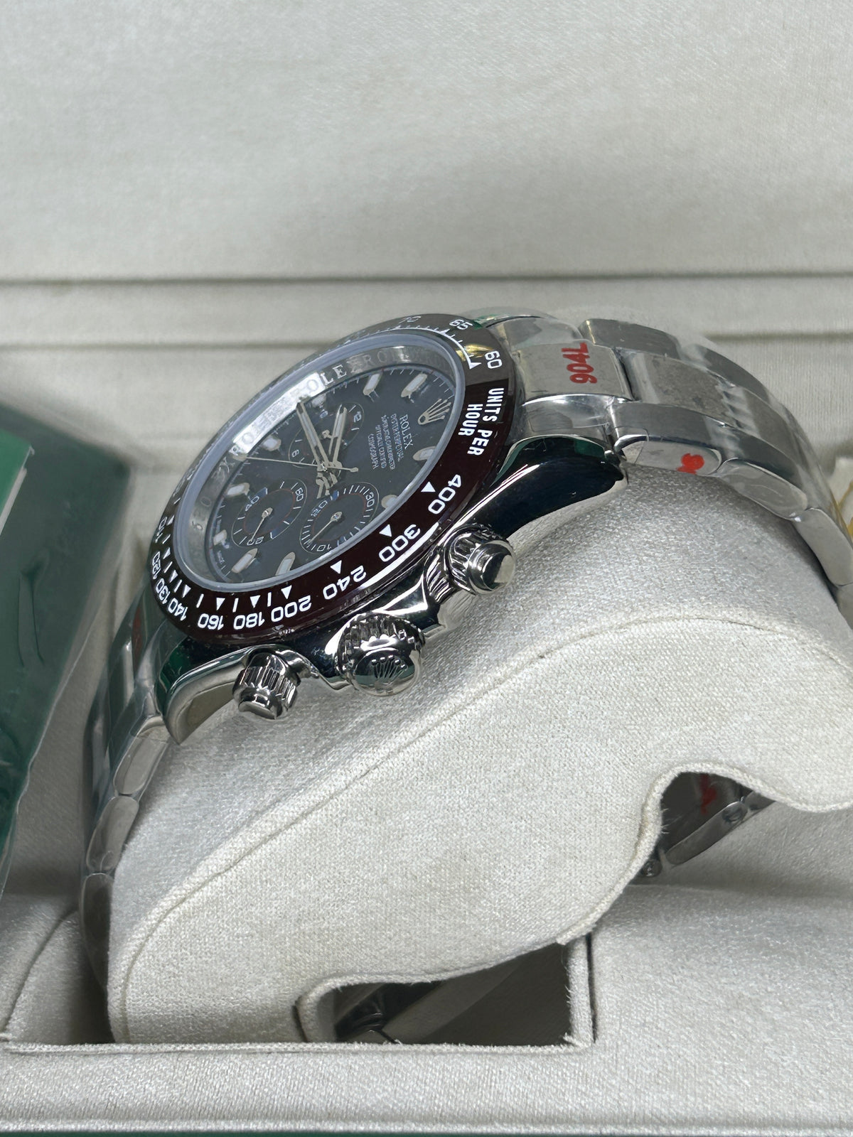 ROLEX DAYTONA BLUE DIAL BLACK CERAMIC - BLACK CHRONOGRAPH - OYSTER