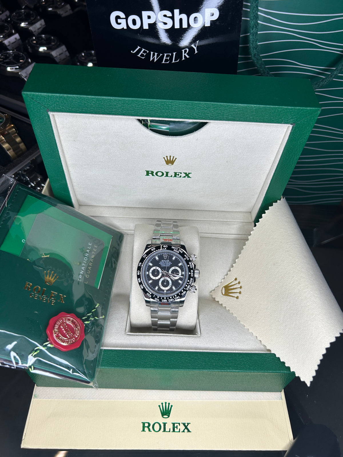ROLEX DAYTONA CADRAN NOIR CÉRAMIQUE NOIRE - OYSTER