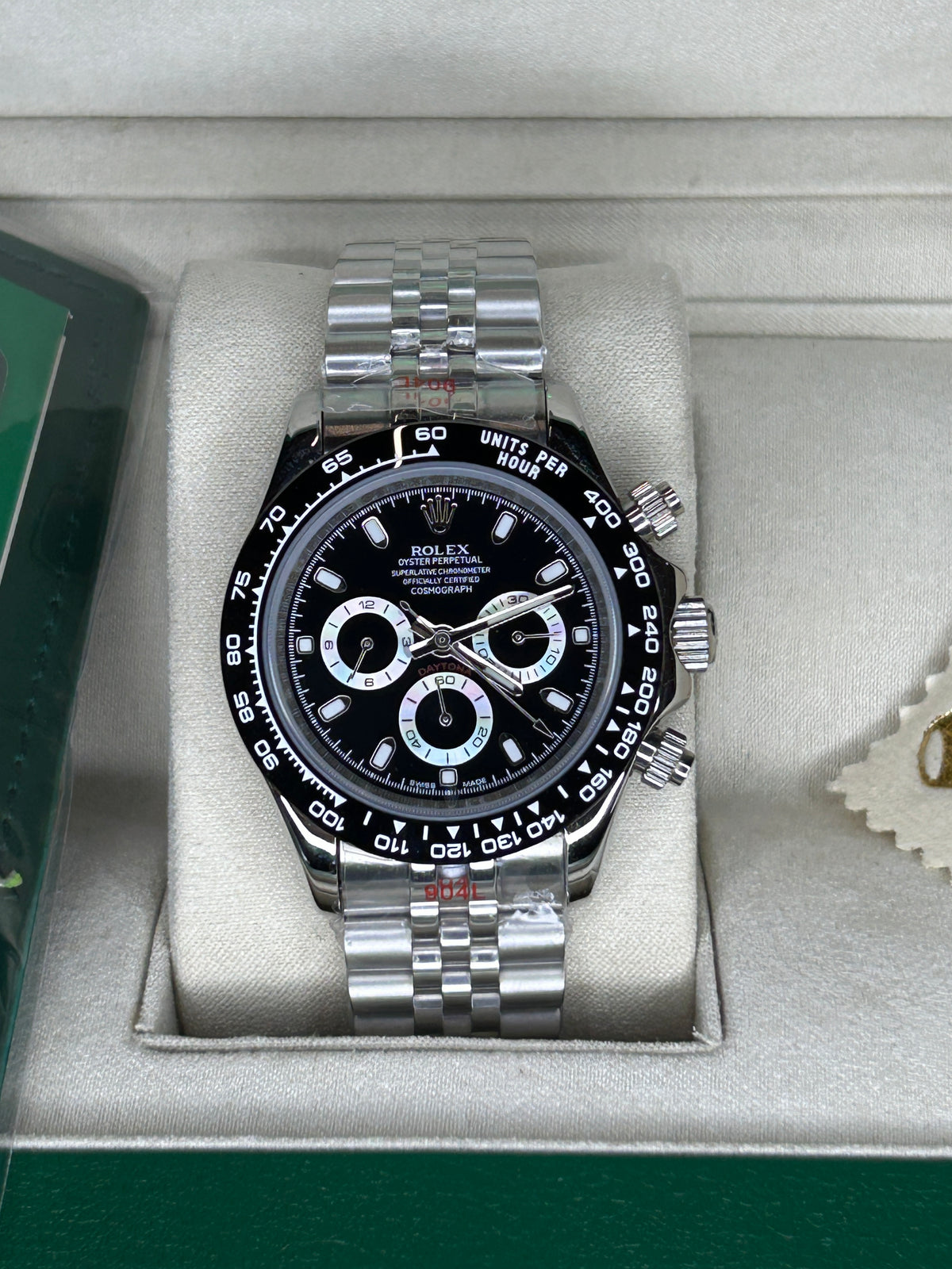 ROLEX DAYTONA CADRAN NOIR CÉRAMIQUE NOIRE - JUBILÉ