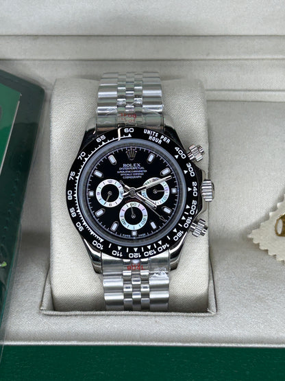 ROLEX DAYTONA CADRAN NOIR CÉRAMIQUE NOIRE - JUBILÉ