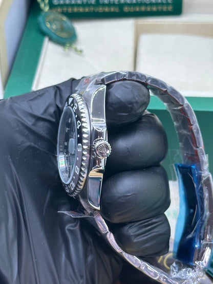 U1 Factory Rolex GMT-Master II "Batman", 40mm Stahl, schwarzes Zifferblatt, schwarz-blaue Keramik-Lünette - Automatik