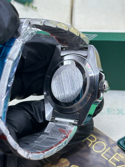 U1 Factory Rolex GMT-Master II "Batman", 40mm Stahl, schwarzes Zifferblatt, schwarz-blaue Keramik-Lünette - Automatik