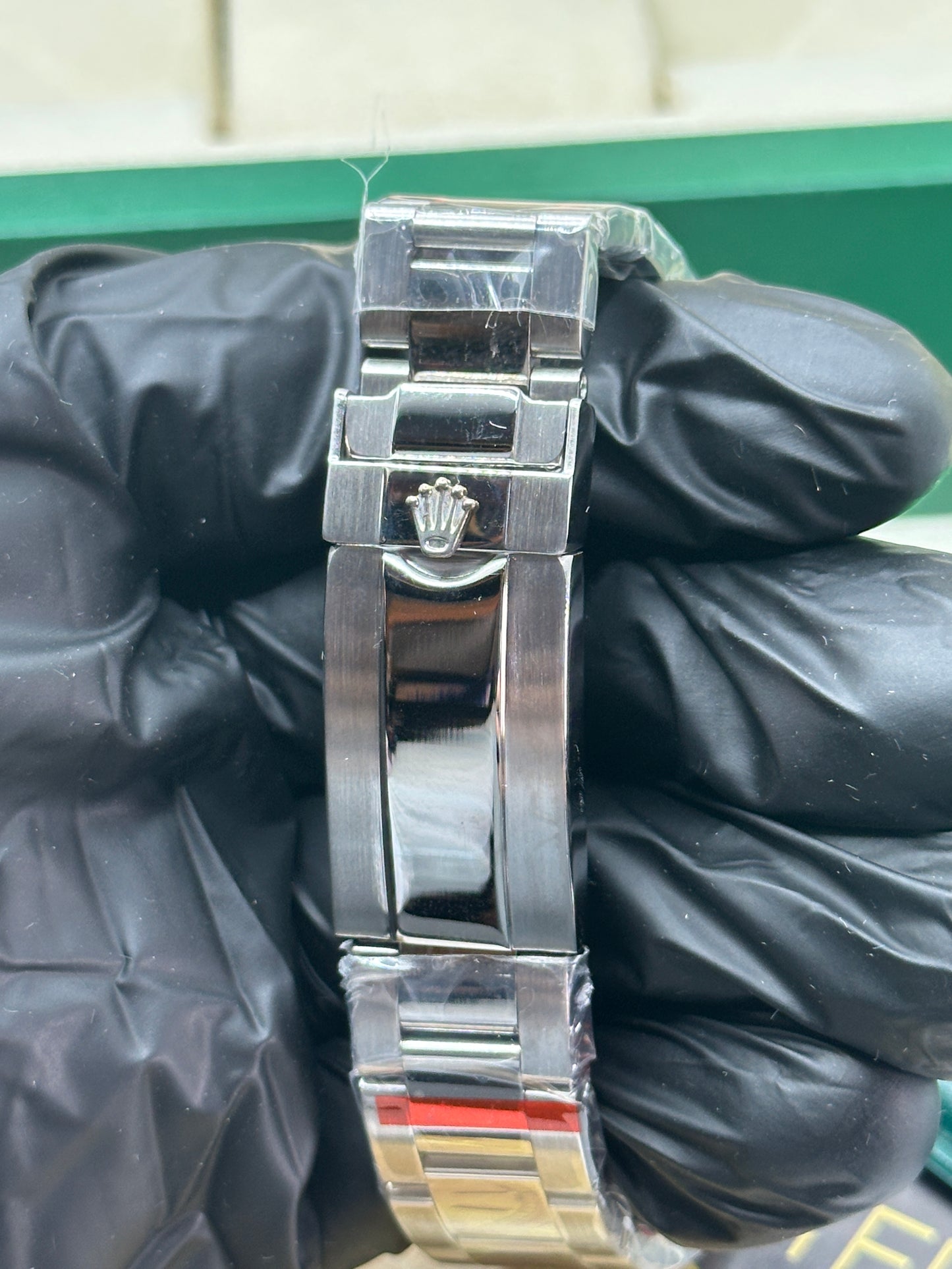 U1 Factory Rolex GMT-Master II "Sprite", 40mm Stahl, schwarzes Zifferblatt, schwarz-grüne Keramik-Lünette - Automatik