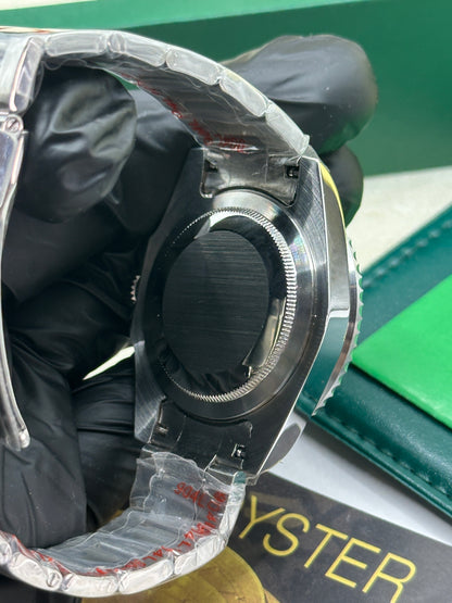 U1 Factory Rolex GMT-Master II "Sprite", 40mm Stahl, schwarzes Zifferblatt, schwarz-grüne Keramik-Lünette - Automatik