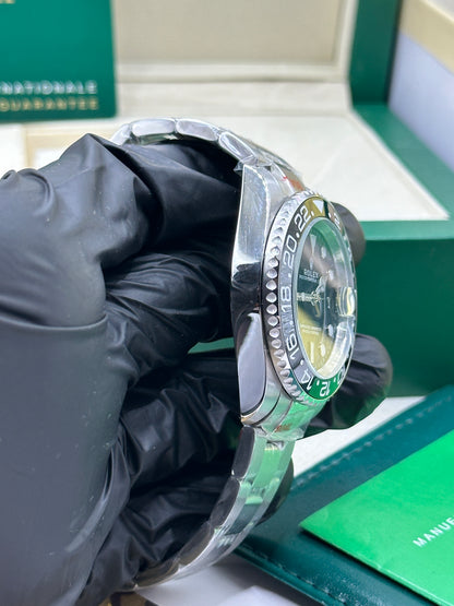 U1 Factory Rolex GMT-Master II "LN", 40mm Stahl, schwarzes Zifferblatt, schwarze Keramik-Lünette - Automatik