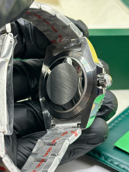 U1 Factory Rolex GMT-Master II "LN", 40mm Stahl, schwarzes Zifferblatt, schwarze Keramik-Lünette - Automatik