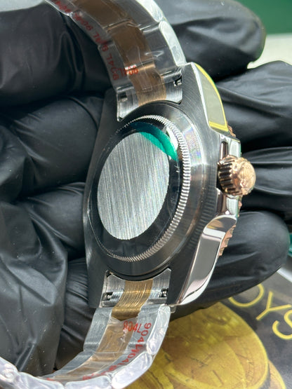 U1 Factory Rolex GMT-Master II "Root Beer", 40mm Bicolor, schwarzes Zifferblatt, braun-schwarze Keramik-Lünette - Automatik