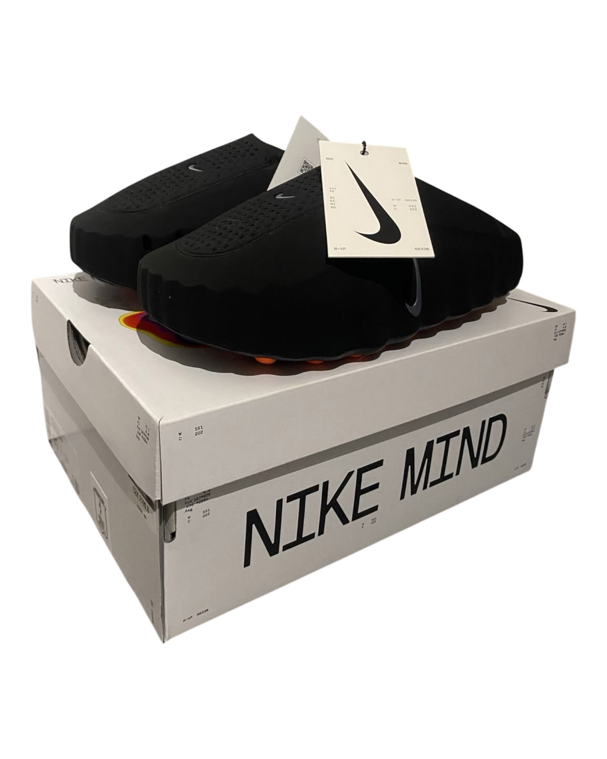 NIKE MIND 001 SLIDE – Black Chrome / Light Smoke Grey – mit Box – 1:1 HIGH END