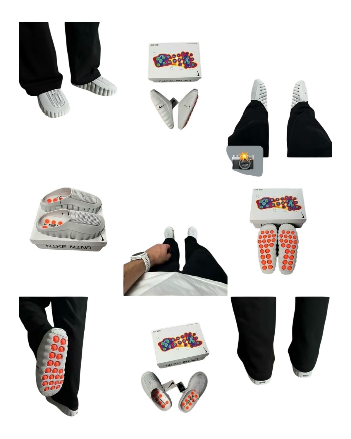 NIKE MIND 001 SLIDE – Black Chrome / Light Smoke Grey – mit Box – 1:1 HIGH END