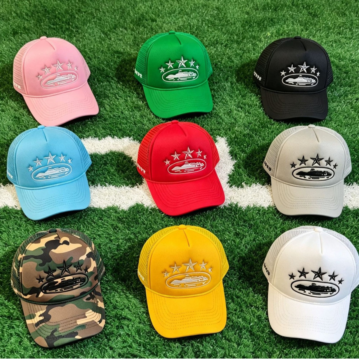 CORTEIZ 5 STARZ ALCATRAZ TRUCKER CAP – HIGH QUALITY 1:1