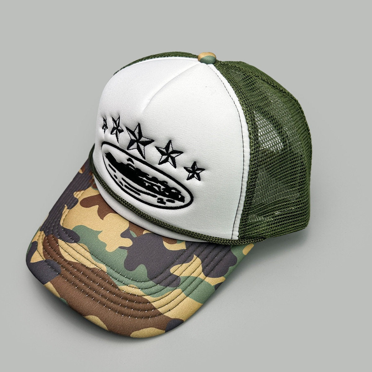 CORTEIZ 5 STARZ ALCATRAZ TRUCKER CAP – HIGH QUALITY 1:1