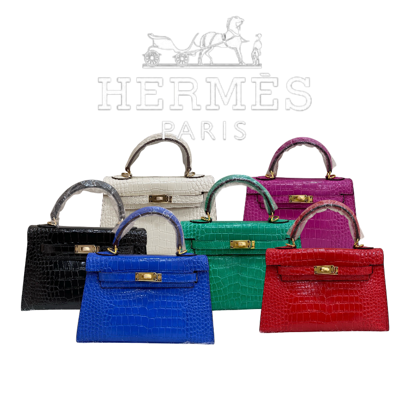HERMÈS MINI KELLY CROCODILE 22CM  - 1:1 HIGH END