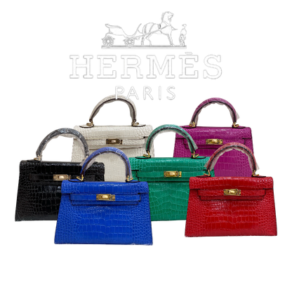 HERMÈS MINI KELLY CROCODILE 22CM  - 1:1 HIGH END