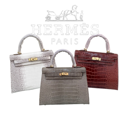 HERMÈS KELLY CROCODILE 25CM  - 1:1 HIGH END