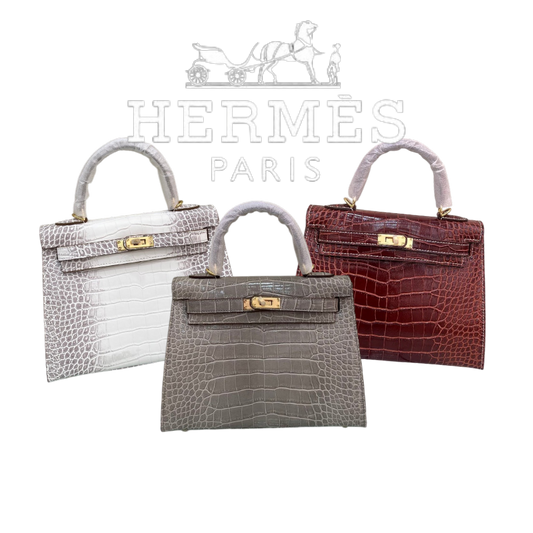 HERMÈS KELLY CROCODILE 25CM  - 1:1 HIGH END