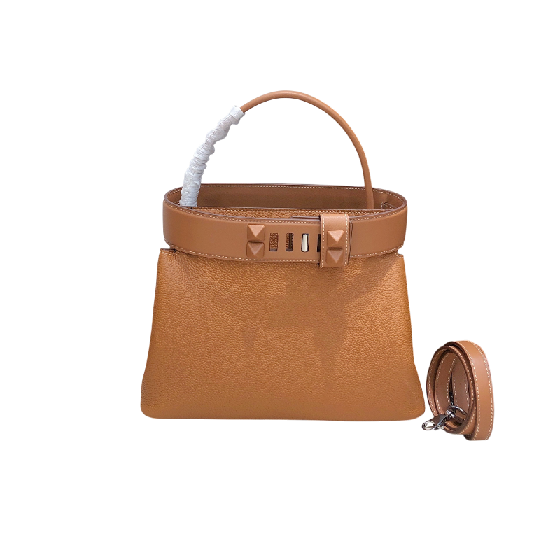 HERMÈS MEDOR BAG GRIS MEYER TOGO AND SWIFT PALLADIUM 28CM HARDWARE - 1:1 HIGH END