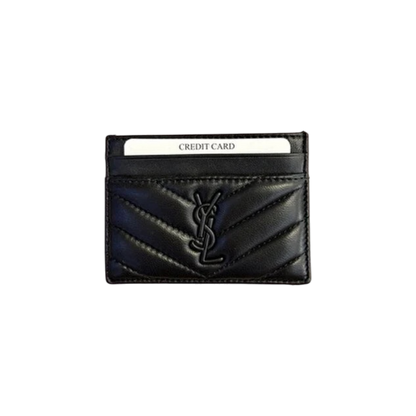 SAINT LAURENT CASSANDRA MATELASSE CARD CASE - 1:1 HIGH END