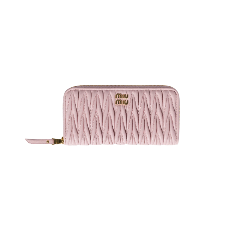 MIU MIU Large Matelassé Nappa Leather Wallet  - 1:1 HIGH END