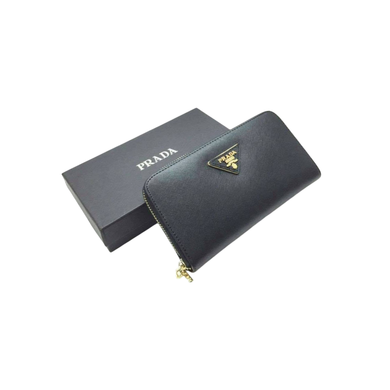 PRADA Large Leather Wallet  - 1:1 HIGH END