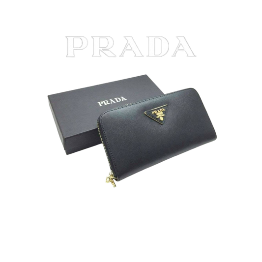 PRADA Large Leather Wallet  - 1:1 HIGH END