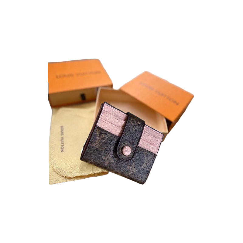 LOUIS VUITTON BUTTON MINI CARD WALLETS  - 1:1 HIGH END