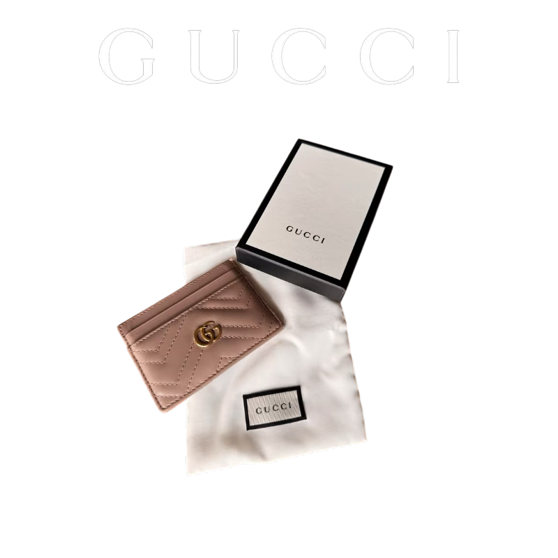 GUCCI GG Marmont Card Holder Wallet - FULL SET  - 1:1 HIGH END