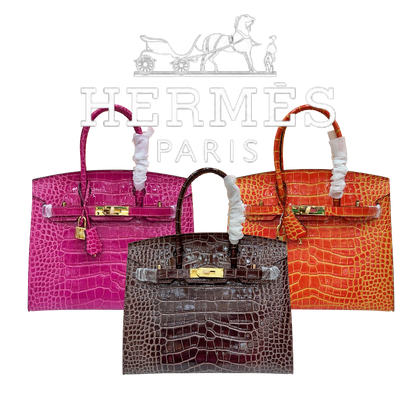 HERMÈS BIRKIN 30CM CROCODILE GOLD HARDWARE - 1:1 HIGH END