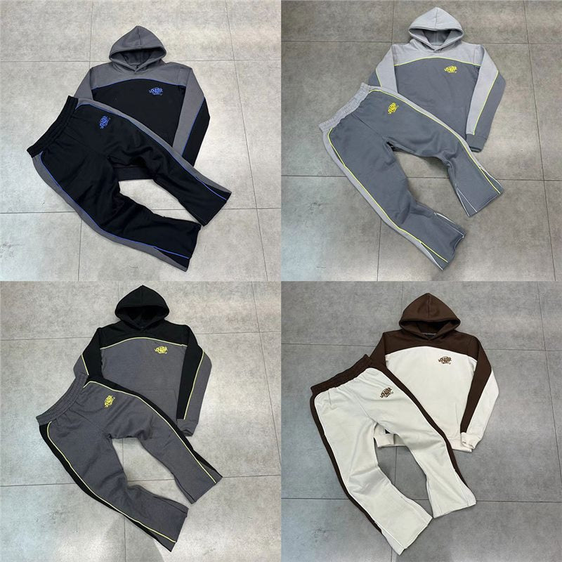 SYNA WORLD-STYLE TEAM PIPE TRACKSUIT – HOODIE & LONG PANTS – 4 COLORS – HIGH QUALITY 1:1