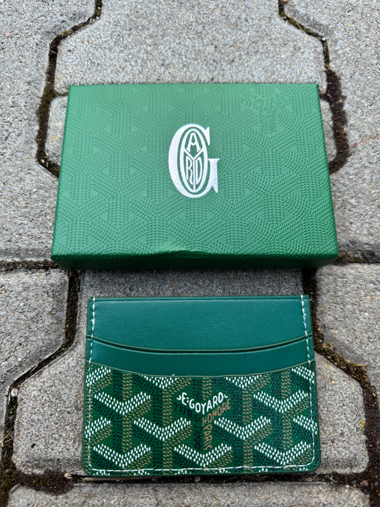 GOYARD CARDHOLDER DUNKELGRÜN