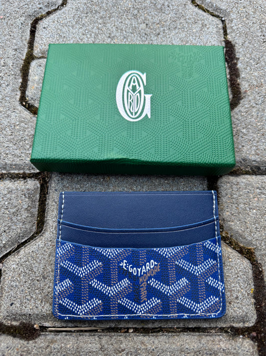 GOYARD CARDHOLDER DUNKELBLAU