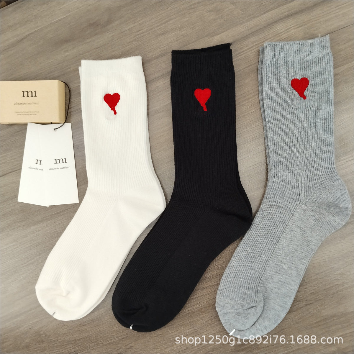 AMI SOCKS COLLECTION - FREE SIZE - LONG – HIGH QUALITY 1:1