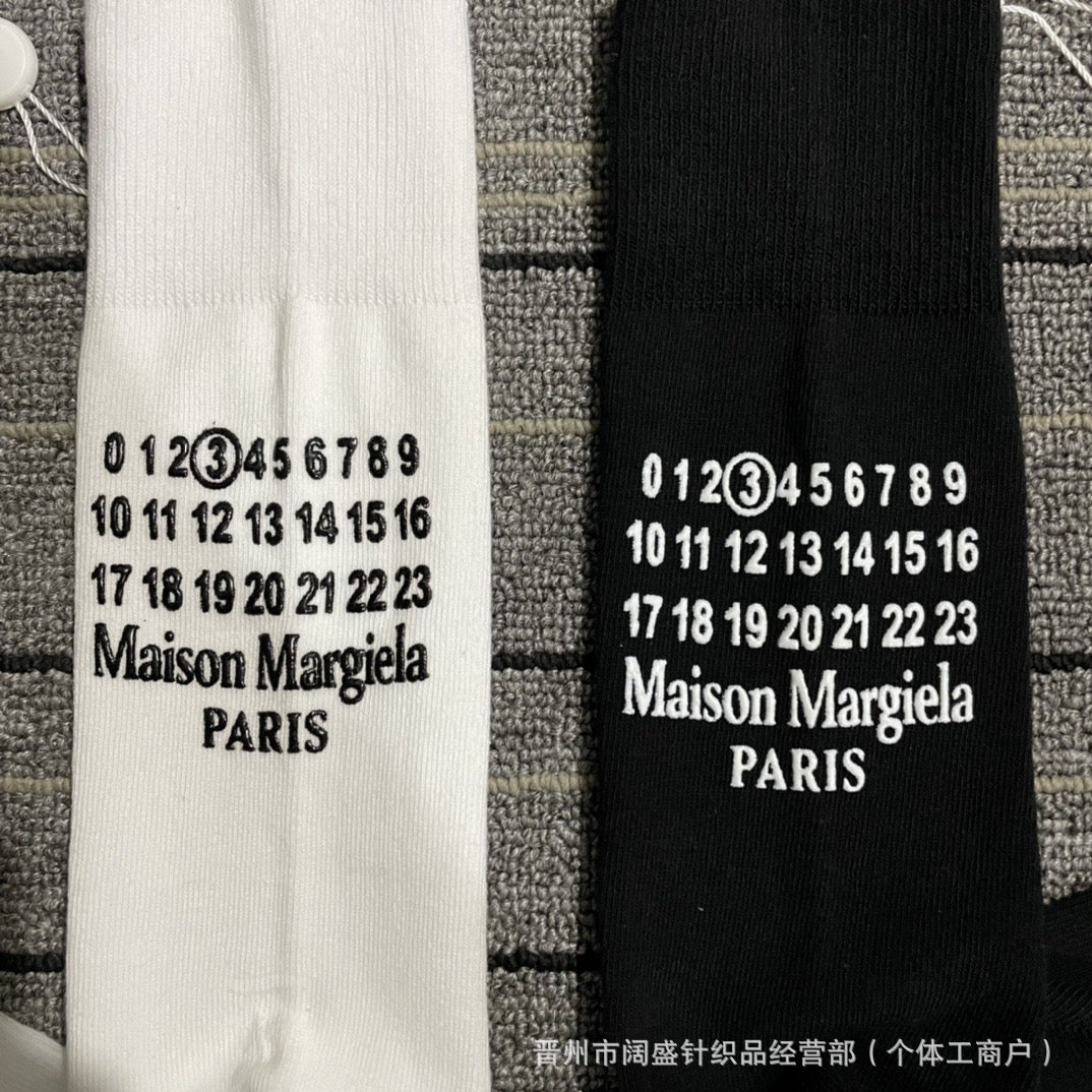 MAISON MARGIELA SOCKS COLLECTION - FREE SIZE - LONG – HIGH QUALITY 1:1