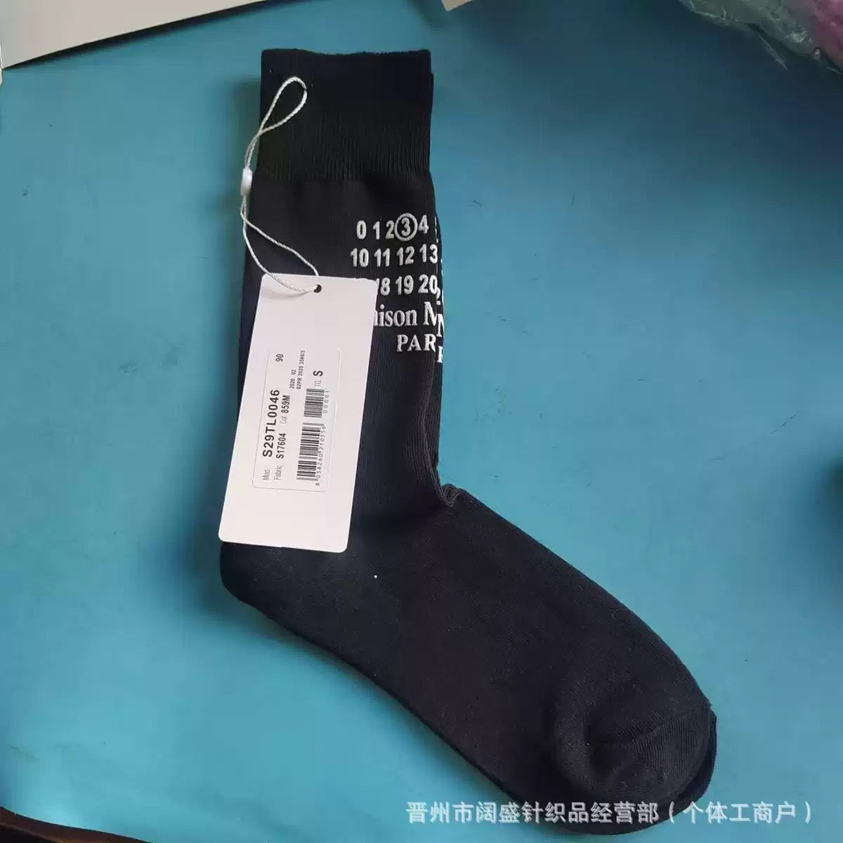 MAISON MARGIELA SOCKS COLLECTION - FREE SIZE - LONG – HIGH QUALITY 1:1