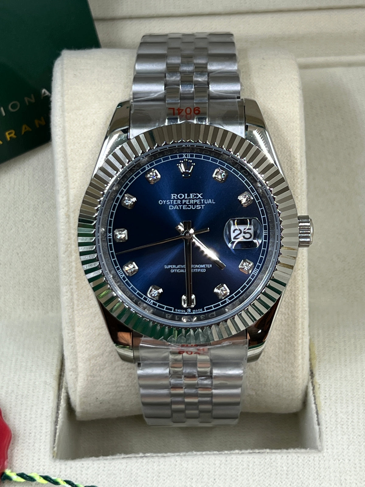 ROLEX DATE JUST BLUE JUBILEE #DT3