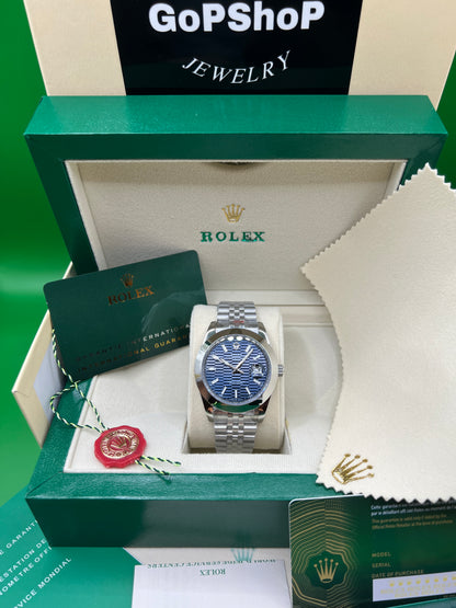 ROLEX DATEJUST BLUE SPECIAL JUBILEE #DT5