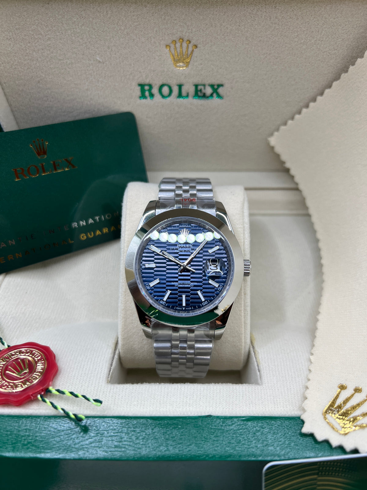 ROLEX DATEJUST BLUE SPECIAL JUBILEE #DT5