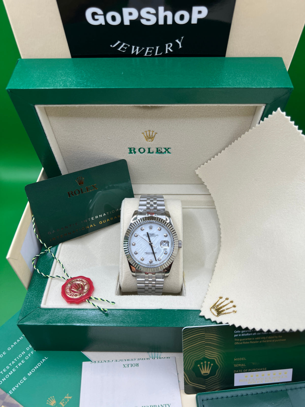 ROLEX DATE JUST PEARL JUBILEE #DT9