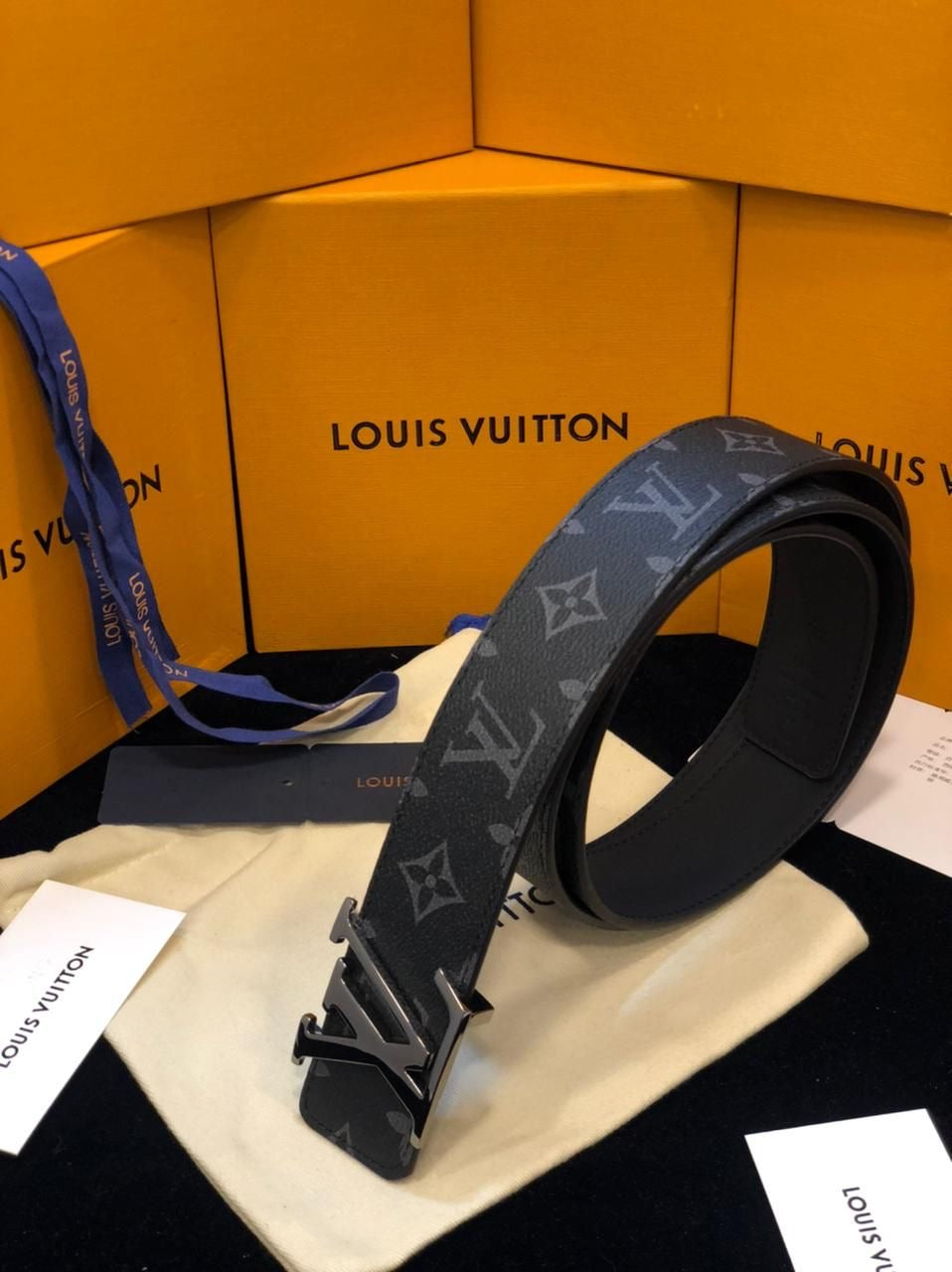 LOUIS VUITTON BELT - LV, BROWN,GOLD,SILVER,BLACK - FULLSET - HIGH END QUALITY