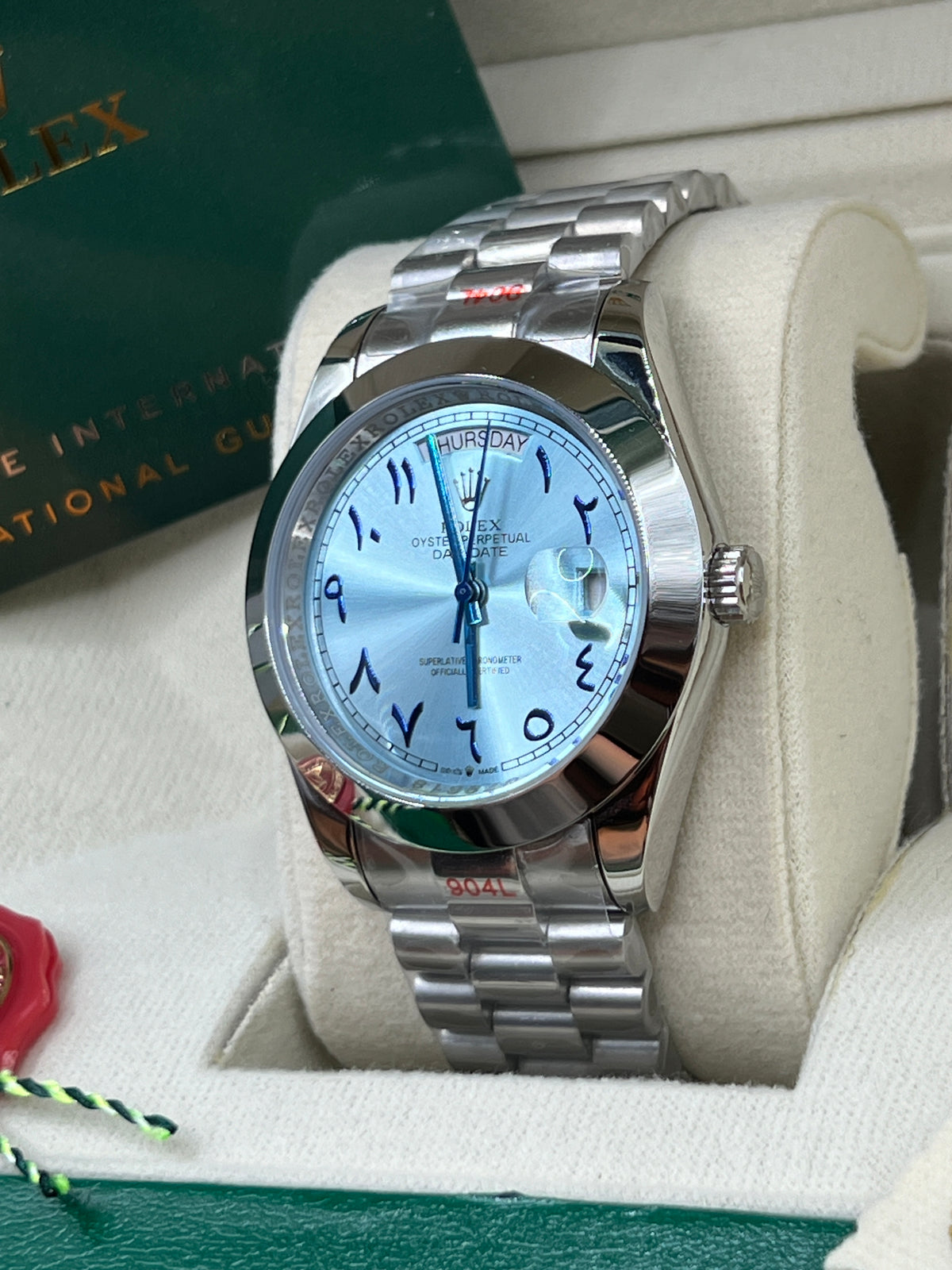 ROLEX DAY-DATE ARABIC PLATINUM #DD1