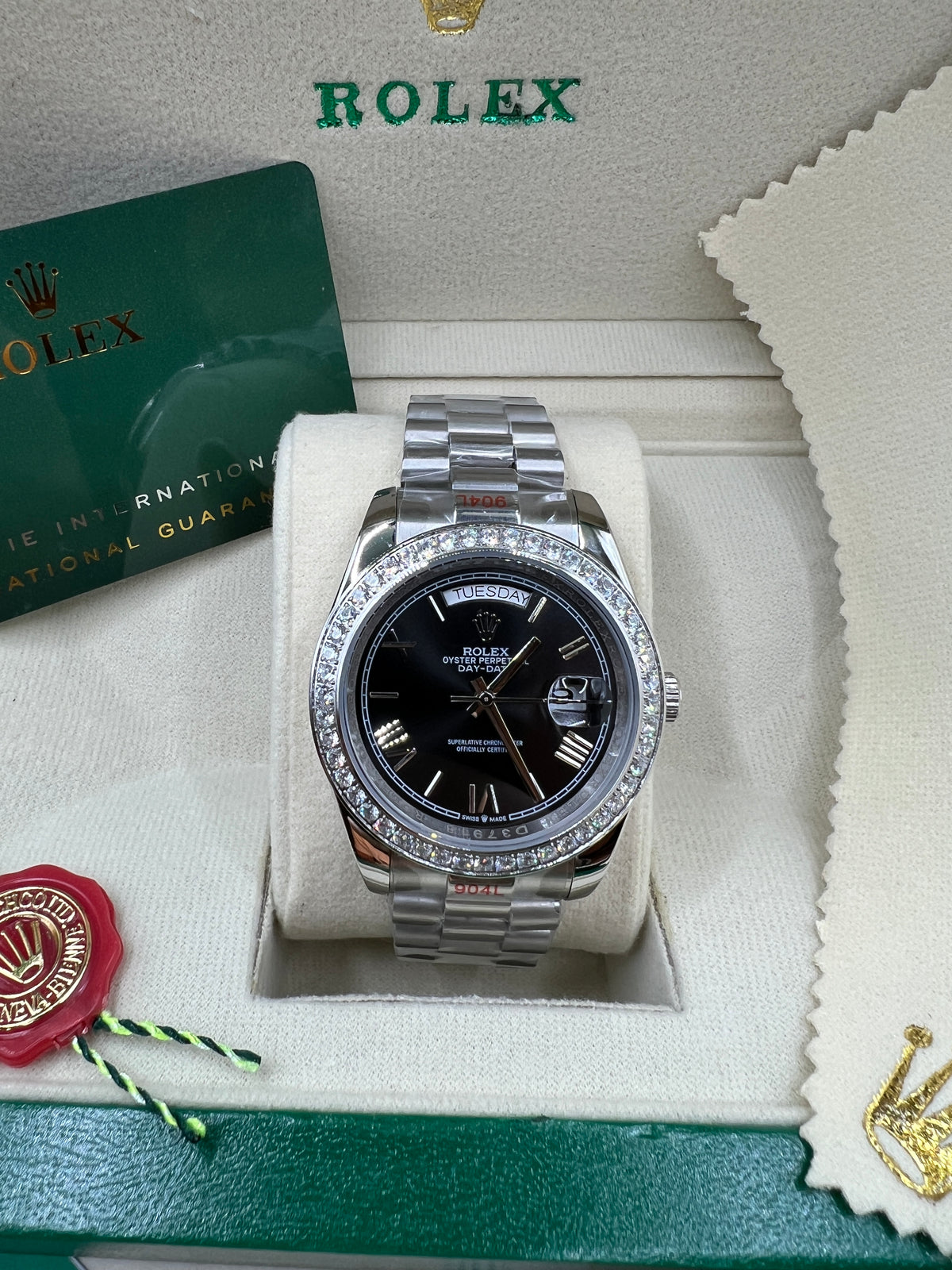 ROLEX DAY-DATE BLACK DIAMOND #DD2