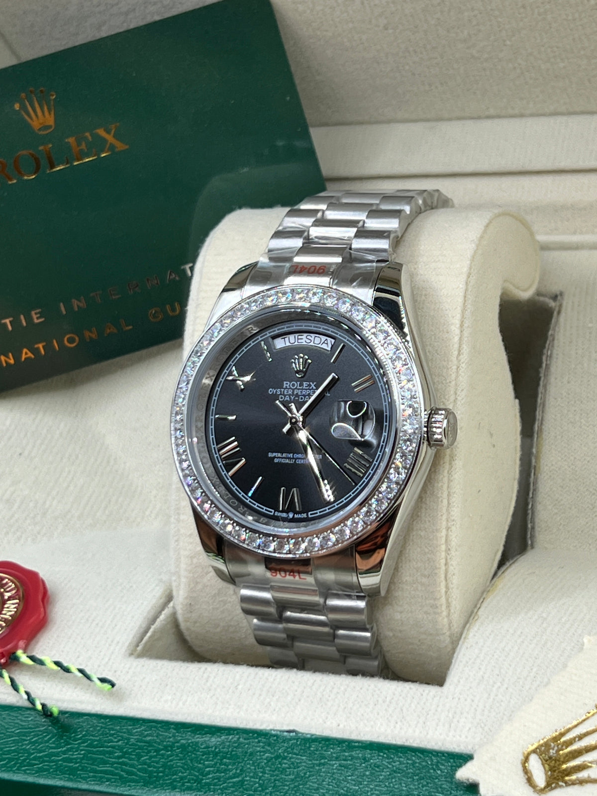 ROLEX DAY-DATE BLACK DIAMOND #DD2